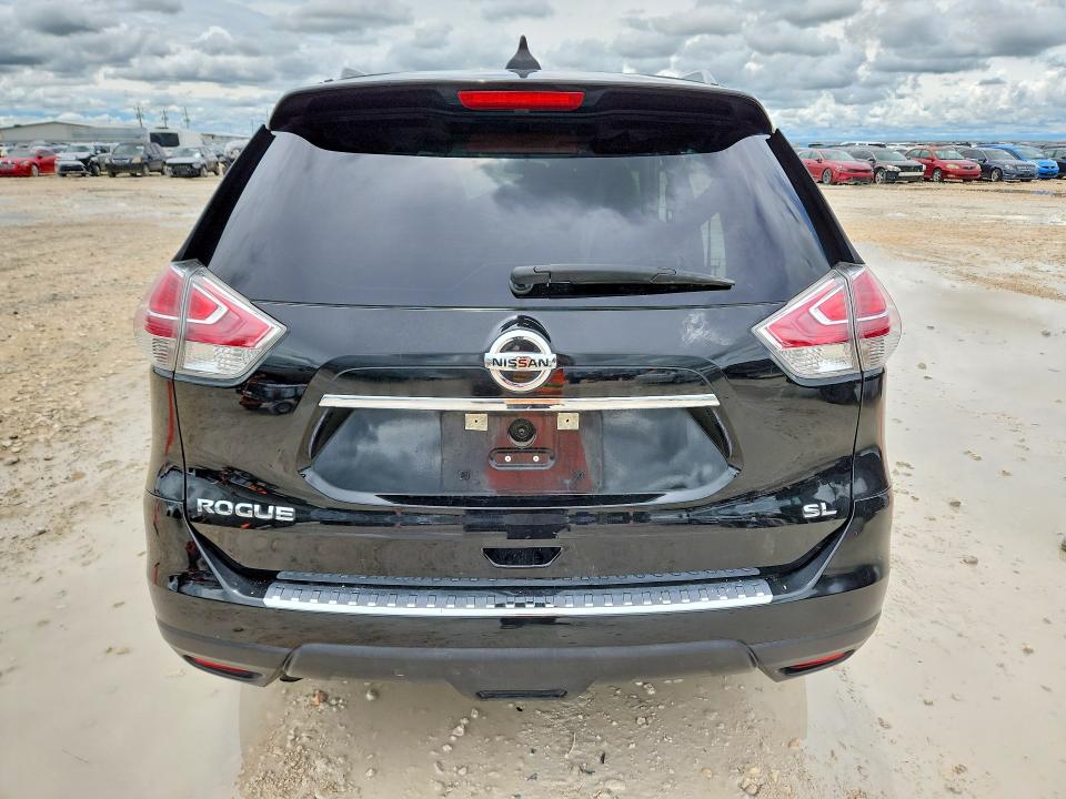 2016 Nissan Rogue VIN 5N1AT2MT2GC763069 COPART salvage auction — SIDE, Tx - Salvage Vehicle Title, sold $3,700 on 2026-07-09 (photo 6)