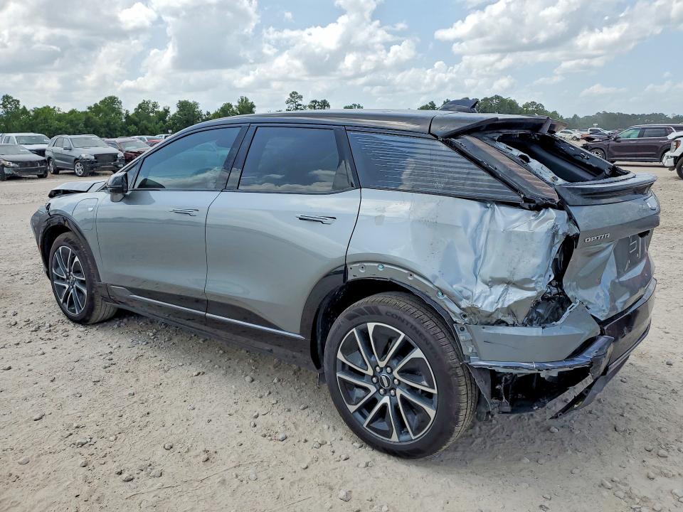 2025 Cadillac Optiq VIN 3GYK3EMR6SS198417 COPART salvage auction — FRONT END, Tx - Salvage Vehicle Title, sold $14,400 on 2026-07-10 (photo 2)