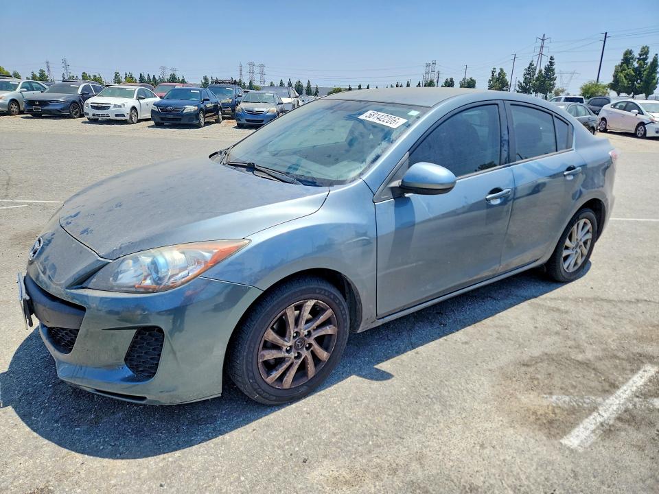 2013 Mazda 3 VIN JM1BL1V74D1745121 COPART salvage auction — FRONT END, Ca - Salvage Certificate, sold $1,150 on 2026-07-07 (photo 1)