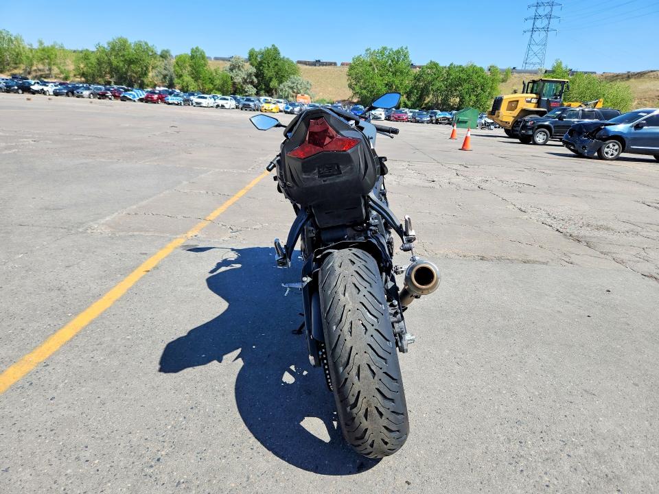 2025 Kawasaki Ninja VIN JKBZXJJ18SA017390 COPART salvage auction — FRONT END, Co - Salvage Title, sold $3,900 on 2026-07-22 (photo 4)