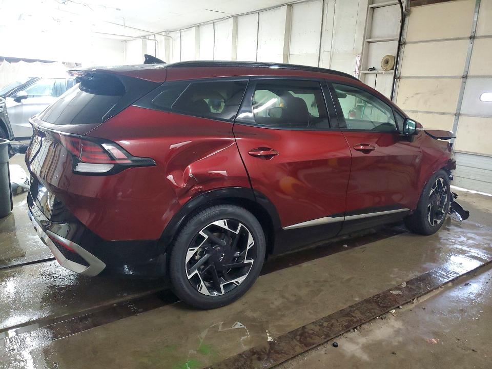 2023 Kia Sportage VIN 5XYK53AFXPG063819 COPART salvage auction — FRONT END, Tn - Salvage Certificate, sold $175 on 2026-07-21 (photo 3)