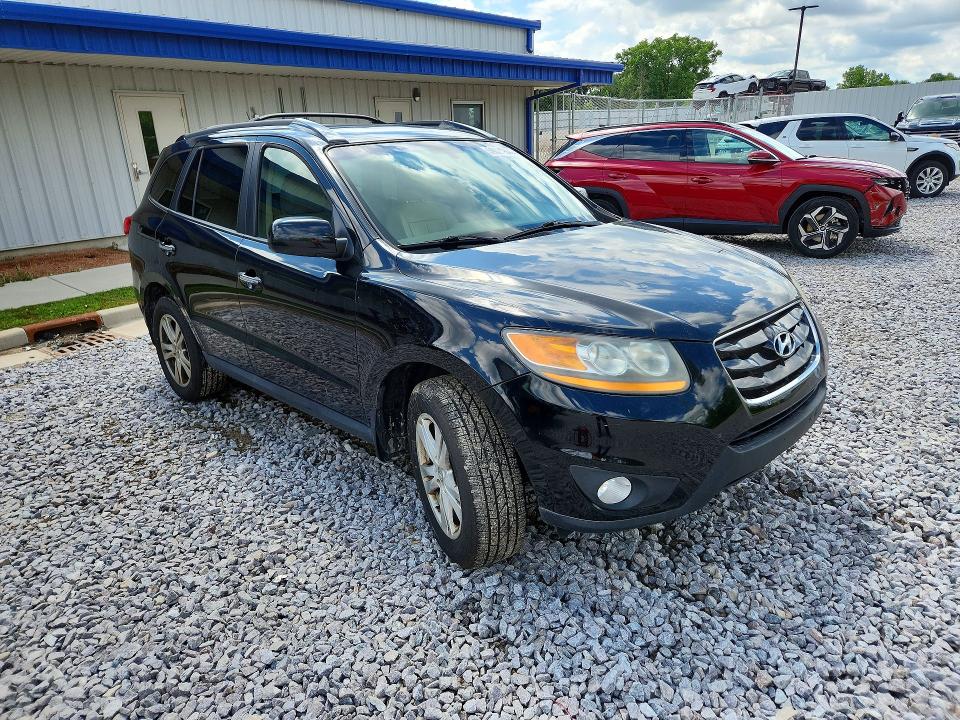 2011 Hyundai Santa fe VIN 5XYZK4AG3BG075535 COPART salvage auction — FRONT END, Wi - Certificate Of Title, sold $800 on 2026-07-22 (photo 4)