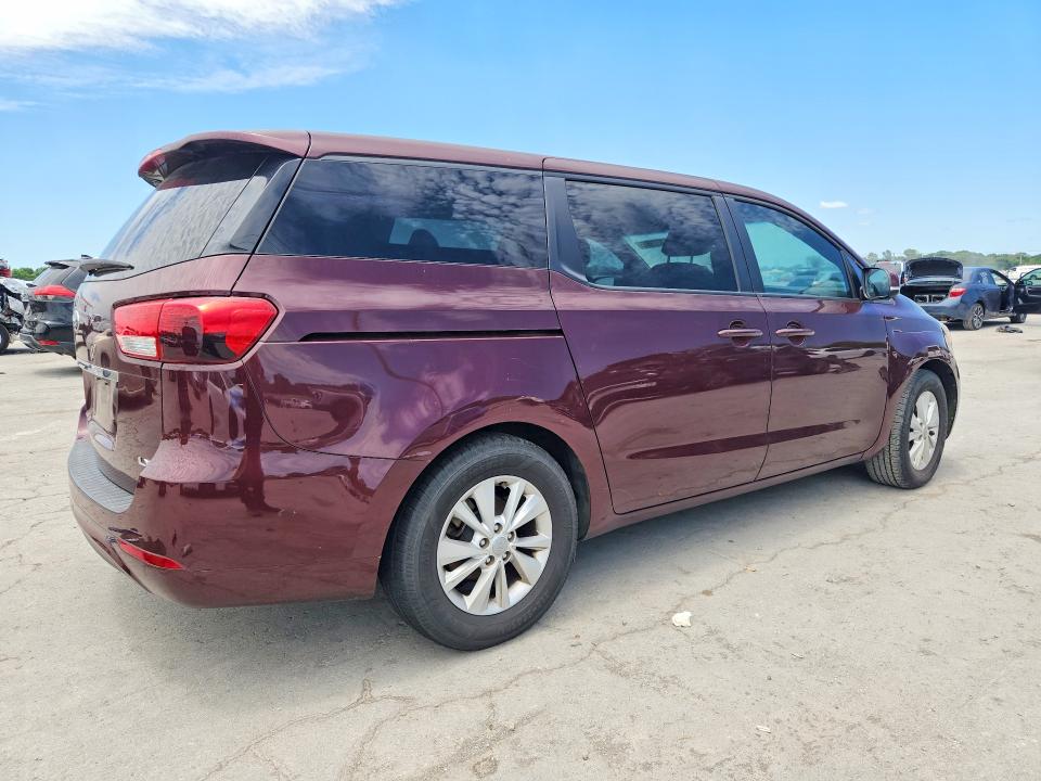 2017 Kia SEDONA VIN KNDMB5C18H6228432 COPART salvage auction — MINOR DENT/SCRATCHES, Tn - Certificate Of Title, sold $1,200 on 2026-07-20 (photo 3)