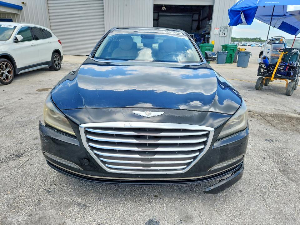 2016 Hyundai Genesis VIN KMHGN4JEXGU122090 COPART salvage auction — FRONT END, Fl - Cert Of Title Slvg Rebuildable, sold $2,400 on 2026-07-15 (photo 5)