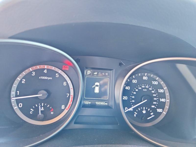 2017 Hyundai Santa fe VIN KM8SM4HF1HU223225 COPART salvage auction — FRONT END, AZ - CERT OF TITLE - SALVAGE, sold $525 on 2026-07-28 (photo 9)