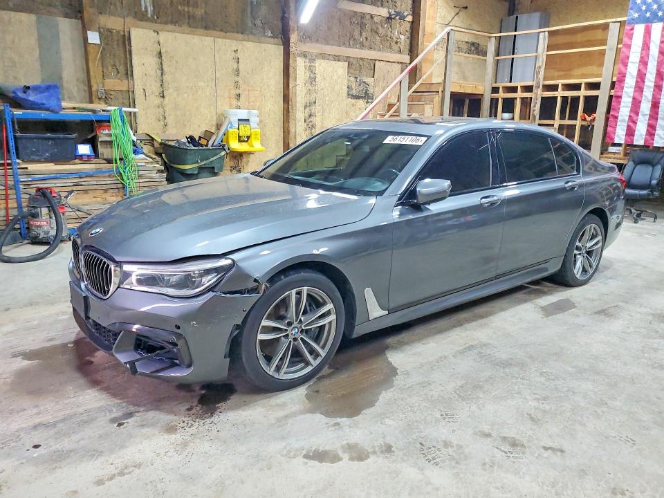2016 BMW 7er VIN WBA7F2C58GG419079 COPART salvage auction — FRONT END, Mn - Cert Of Title-Salvage, sold $125 on 2026-07-21 (photo 1)