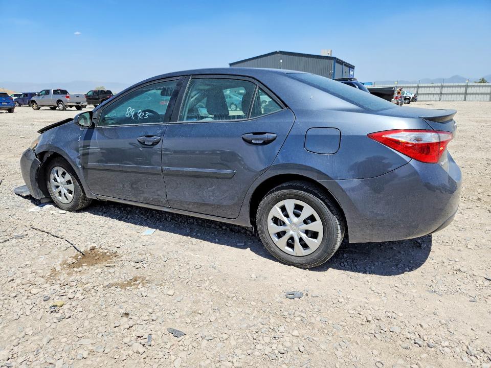 2015 Toyota Corolla VIN 5YFBPRHE8FP324532 COPART salvage auction — FRONT END, UT - SALVAGE CERTIFICATE, sold $3,750 on 2026-07-10 (photo 2)