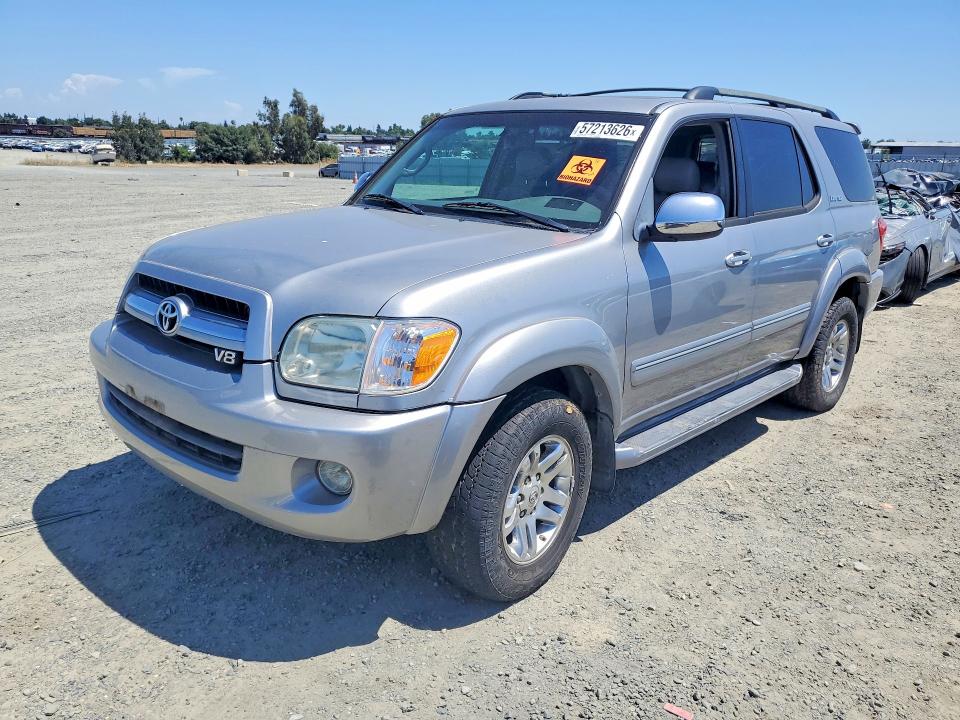 2007 Toyota Sequoia VIN 5TDBT48A07S281194 COPART salvage auction — MINOR DENT/SCRATCHES, CA - SALVAGE CERTIFICATE, sold $1,750 on 2026-07-07 (photo 1)