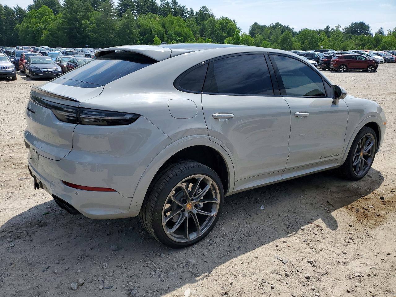 2020 Porsche Cayenne VIN WP1BF2AY8LDA65570 COPART salvage auction — Rear End, MA - CERT OF TITLE-SALVAGE, sold $37,500 on 2026-07-06 (photo 3)