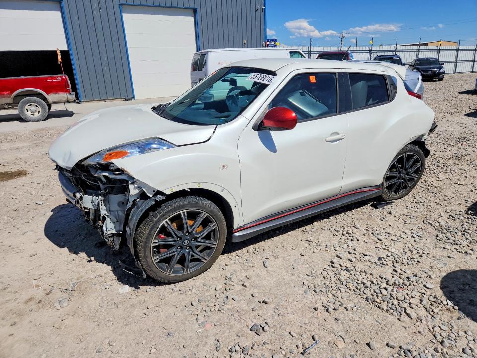 2014 Nissan Juke VIN JN8DF5MV2ET150138 COPART salvage auction — REAR END, Ut - Salvage Certificate, sold $500 on 2026-07-10 (photo 1)