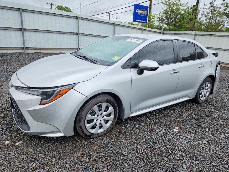 2021 Toyota Corolla VIN 5YFEPMAEXMP205436 COPART salvage auction — REAR END, Nj - Cert Of Title-Salvage, sold $3,600 on 2026-07-31 (photo 1)