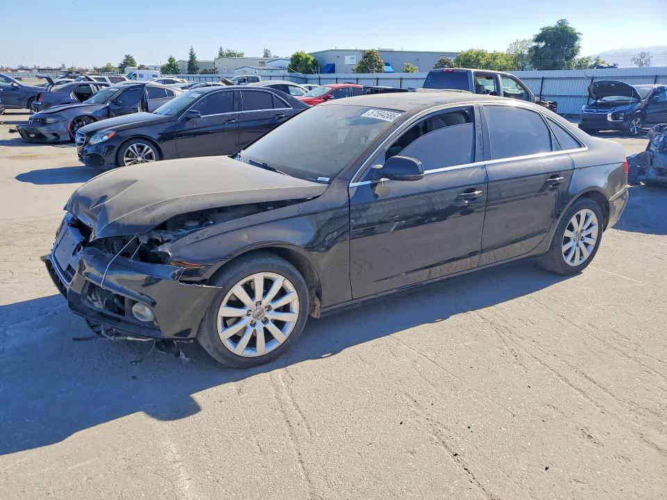 2010 Audi A4 VIN WAUEFAFL0AN053309 COPART salvage auction — FRONT END, CA - SALVAGE CERTIFICATE, sold $200 on 2026-07-31 (photo 1)