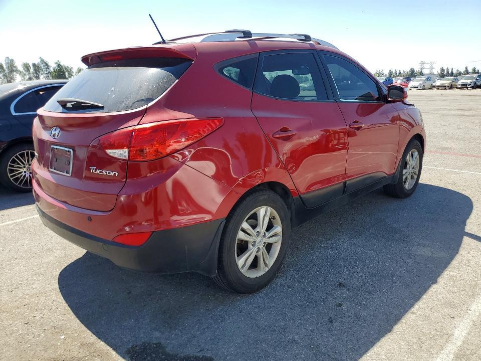 2012 Hyundai Tucson VIN KM8JU3AC3CU486962 COPART salvage auction — FRONT END, Ca - Salvage Certificate, sold $850 on 2026-07-02 (photo 3)