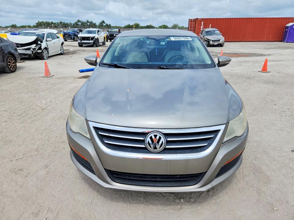 2012 Volkswagen Passat cc VIN WVWMN7ANXCE515391 COPART salvage auction — REAR END, Salvage Title, sold $325 on 2026-08-18 (photo 5)