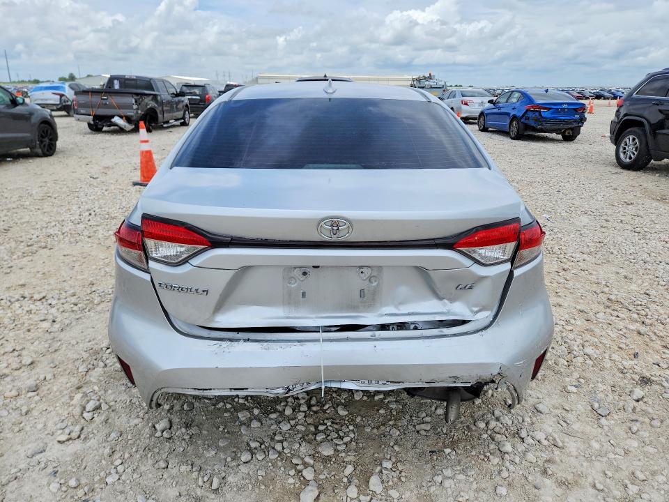 2021 Toyota Corolla VIN JTDEPMAE4MJ131502 COPART salvage auction — REAR END, Tx - Salvage Vehicle Title, sold $6,600 on 2026-07-02 (photo 6)