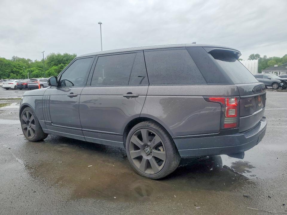 2016 Land rover RANGE ROVER VIN SALGS3EF3GA260512 COPART salvage auction — MINOR DENT/SCRATCHES, CT - CERTIFICATE OF TITLE (P), sold $7,800 on 2026-07-30 (photo 2)