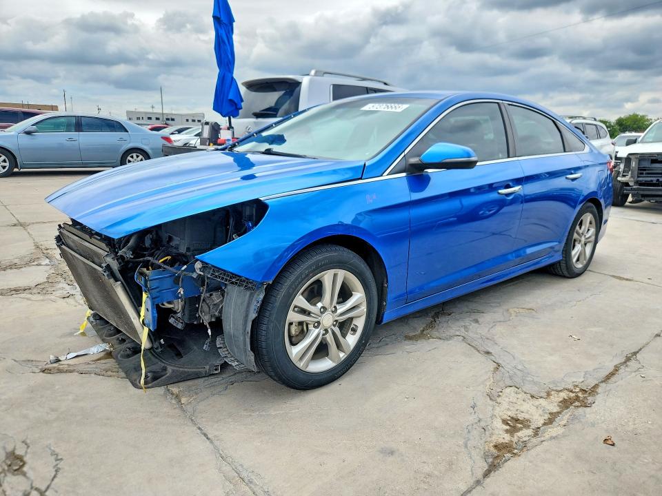 2019 Hyundai Sonata VIN 5NPE34AF9KH778956 COPART salvage auction — FRONT END, Tx - Salvage Vehicle Title, sold $3,000 on 2026-07-02 (photo 1)