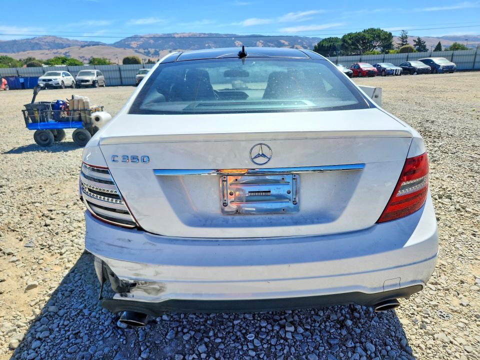 2015 Mercedes-benz C-klasse VIN WDDGJ5HB0FG374886 COPART salvage auction — REAR END, Ca - Salvage Certificate, sold $2,100 on 2026-07-28 (photo 6)