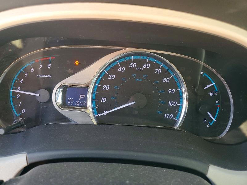 2011 Toyota Sienna VIN 5TDYK3DC9BS020556 COPART salvage auction — FRONT END, Nv - Salvage Title, sold $1,600 on 2026-07-15 (photo 9)