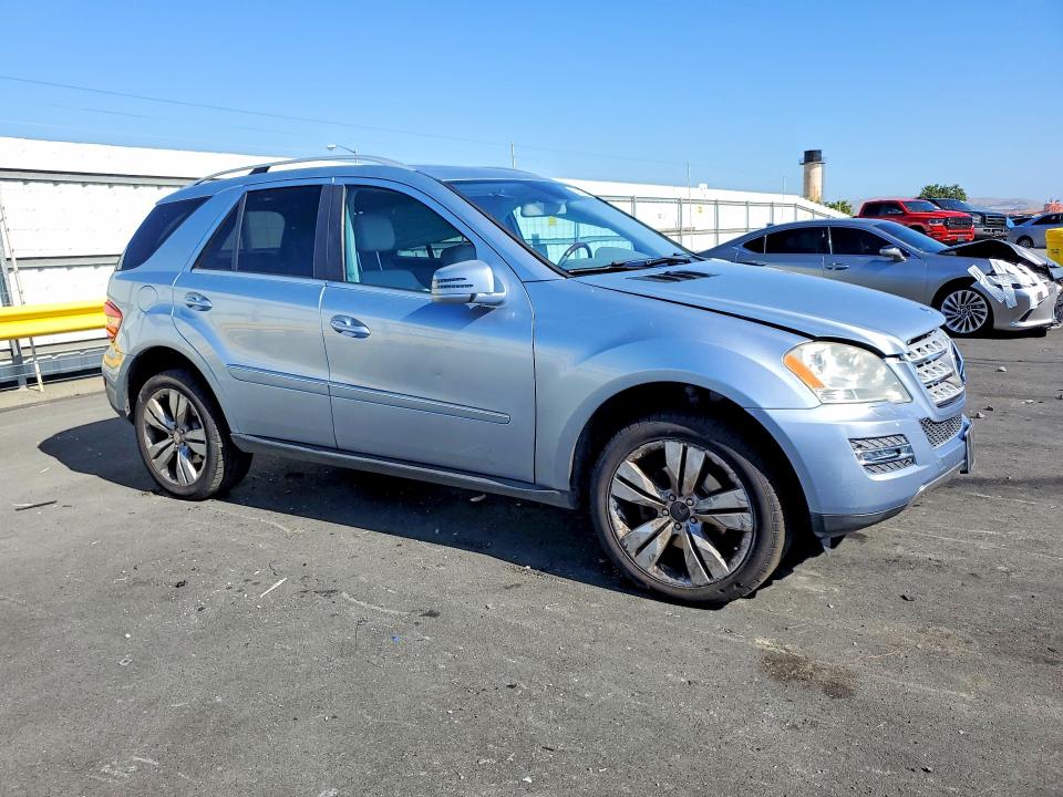 2011 Mercedes-benz M-klasse VIN 4JGBB5GB8BA647410 COPART salvage auction — FRONT END, Ca - Salvage Certificate, sold $800 on 2026-07-08 (photo 4)