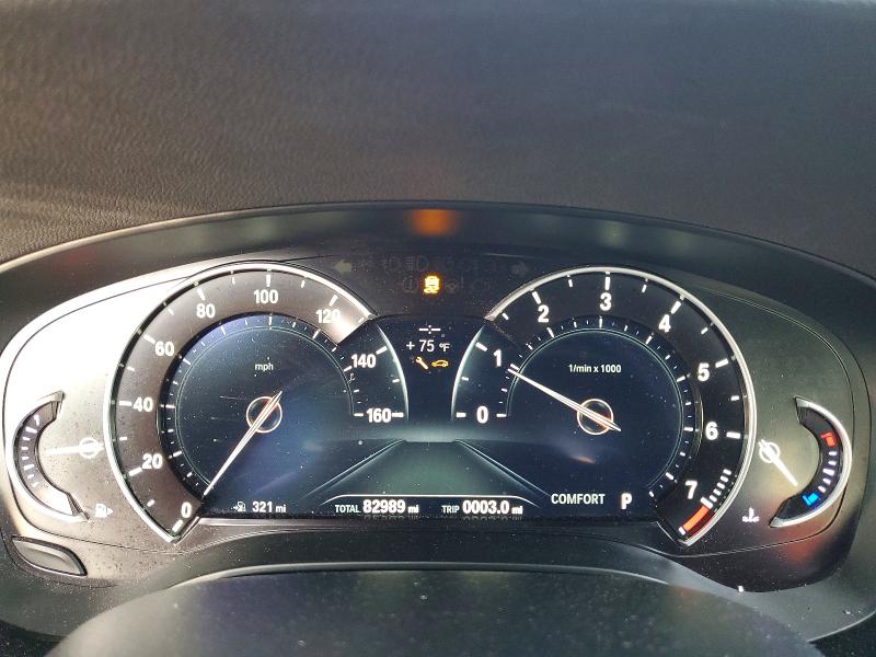 2017 BMW 5er VIN WBAJE5C32HG917112 COPART salvage auction — REAR END, Ca - Salvage Certificate, sold $9,000 on 2026-07-24 (photo 9)