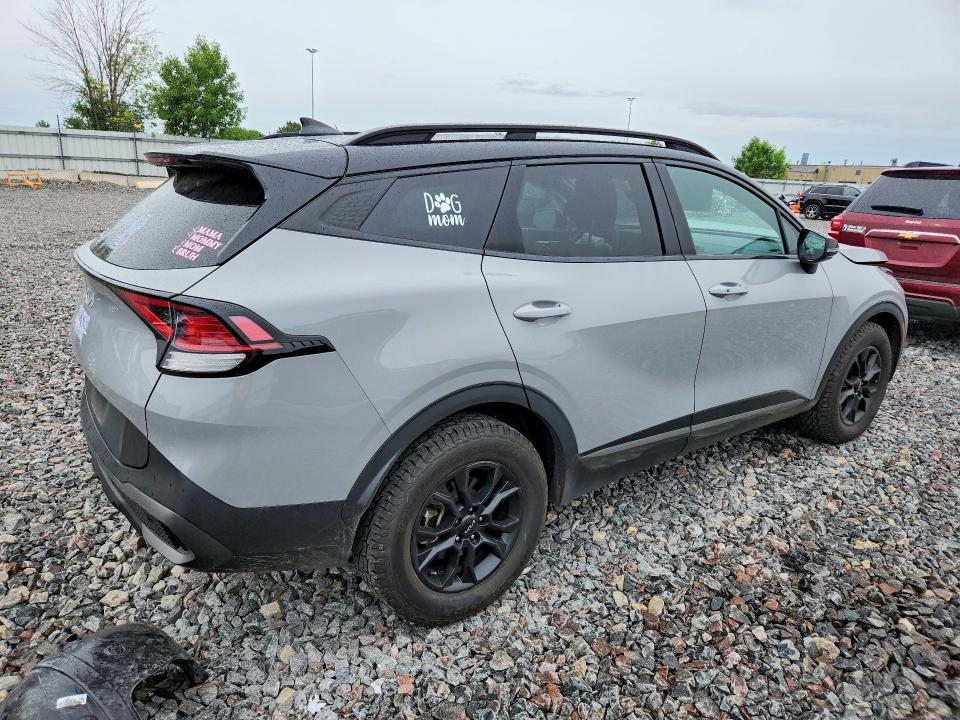 2024 Kia Sportage VIN 5XYK7CDF4RG197444 COPART salvage auction — FRONT END, Wi - Cert Of Title-Claim Paid, sold $7,200 on 2026-07-20 (photo 3)