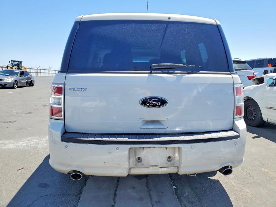 2014 Ford Flex VIN 2FMGK5B87EBD09751 COPART salvage auction — FRONT END, Ca - Salvage Certificate, sold $625 on 2026-07-09 (photo 6)