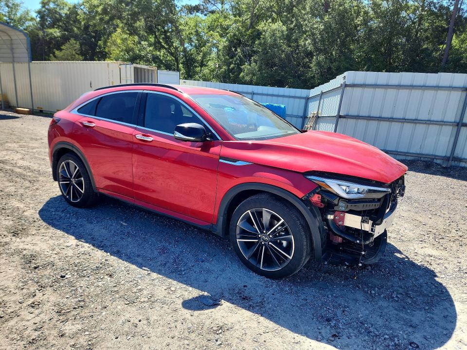 2025 Infiniti Qx55 VIN 3PCAJ5LR9SF100711 COPART salvage auction — FRONT END, Ga - Cert Of Title-Salvage, sold $11,700 on 2026-07-20 (photo 4)