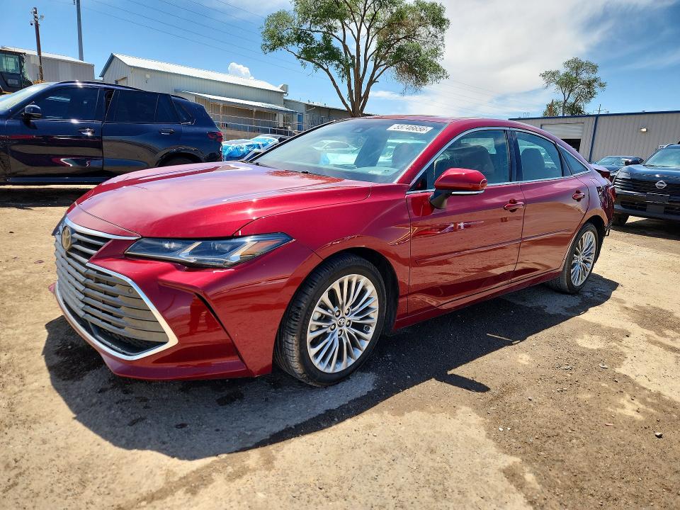 2019 Toyota Avalon VIN 4T1BZ1FB2KU033926 COPART salvage auction — REAR END, Nm - Cert Of Title-Salvage, sold $8,000 on 2026-07-16 (photo 1)