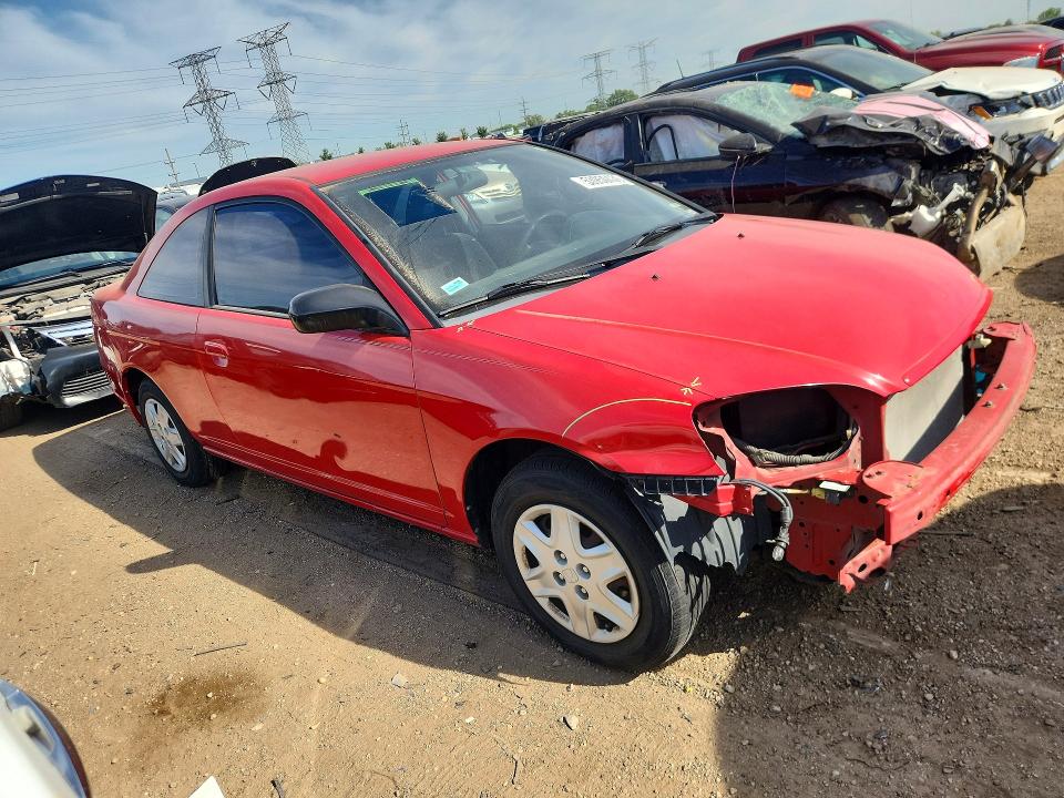 2003 Honda Civic VIN 1HGEM22573L006137 COPART salvage auction — FRONT END, Il - Salvage Certificate, sold $275 on 2026-07-09 (photo 4)