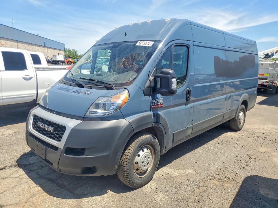 2019 Ram Promaster 3500 VIN 3C6URVJG2KE541813 — COPART salvage auction photo