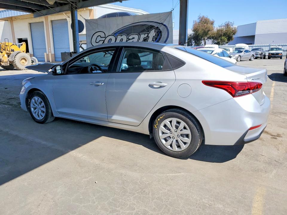 2020 Hyundai Accent VIN 3KPC24A65LE114962 COPART salvage auction — FRONT END, Ca - Salvage Certificate, sold $250 on 2026-07-23 (photo 2)