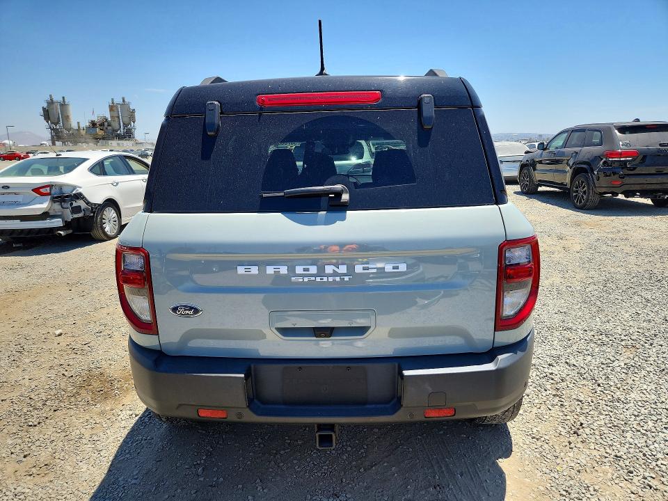 2023 Ford Bronco VIN 3FMCR9D92PRD02623 COPART salvage auction — FRONT END, Ca - Salvage Certificate, sold $8,400 on 2026-07-02 (photo 6)