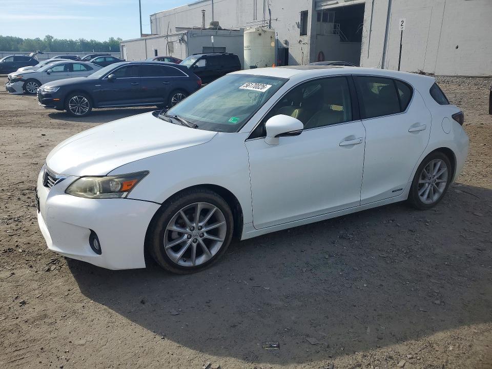 2013 Lexus Ct VIN JTHKD5BH1D2148647 COPART salvage auction — FRONT END, Va - Cert Of Title - Salvage, sold $550 on 2026-07-29 (photo 1)
