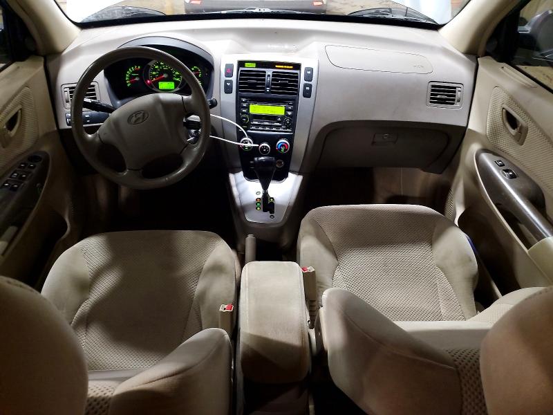 2006 Hyundai Tucson VIN KM8JN12D86U271929 COPART salvage auction — FRONT END, Pa - Certificate Of Salvage, sold $1,100 on 2026-07-24 (photo 8)