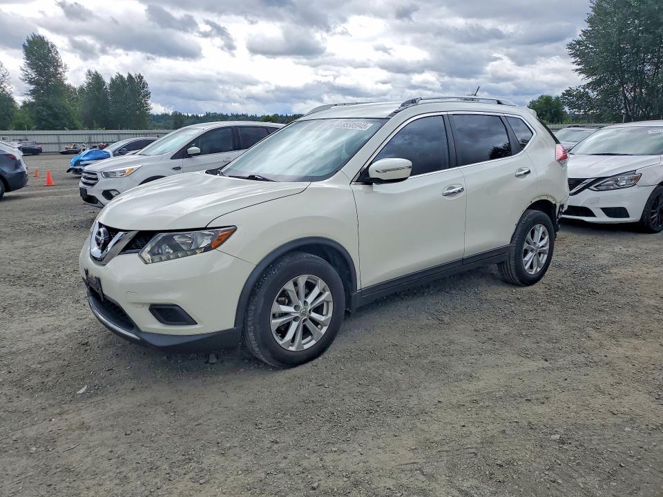2015 Nissan Rogue VIN KNMAT2MT9FP559414 COPART salvage auction — REAR END, Wa - Bill Of Sale, sold $1,050 on 2026-07-27 (photo 1)