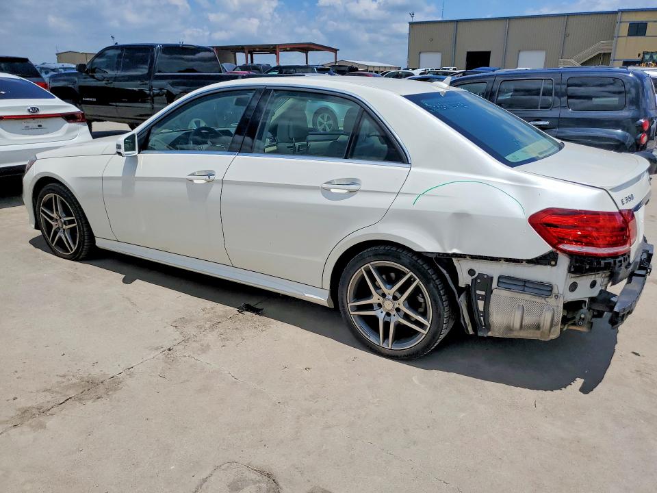 2014 Mercedes-benz E-klasse VIN WDDHF5KB6EA796368 COPART salvage auction — REAR END, TX - SALVAGE VEHICLE TITLE (P), sold $3,750 on 2026-07-16 (photo 2)
