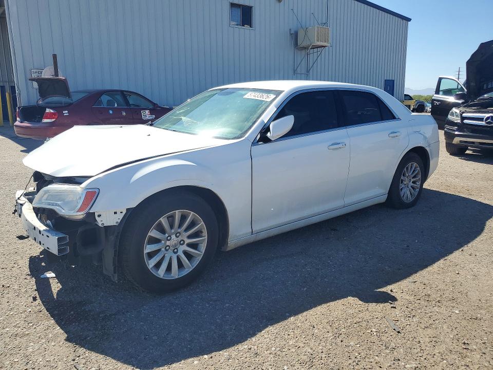 2014 Chrysler 300 VIN 2C3CCAAG3EH243721 COPART salvage auction — FRONT END, Az - Cert Of Title - Salvage, sold $775 on 2026-07-31 (photo 1)