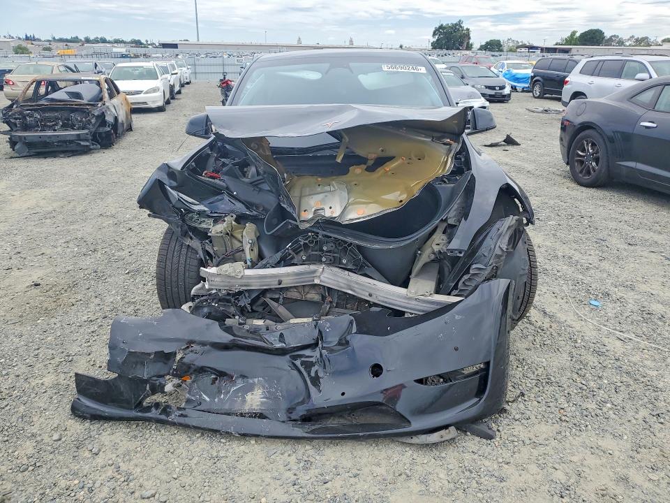 2022 Tesla Model y VIN 7SAYGDEF8NF407708 COPART salvage auction — FRONT END, CA - SALVAGE CERTIFICATE, sold $6,000 on 2026-07-23 (photo 5)