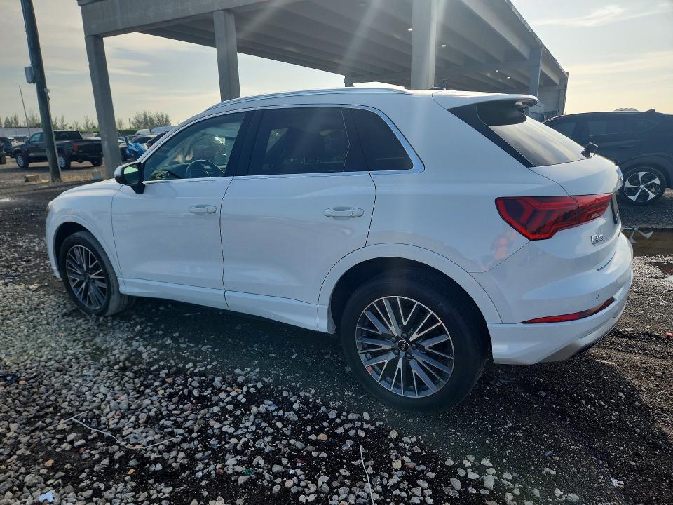 2021 Audi Q3 VIN WA1AUCF35M1123167 COPART salvage auction — FRONT END, Fl - Certificate Of Destruction, sold $30 on 2026-07-30 (photo 2)
