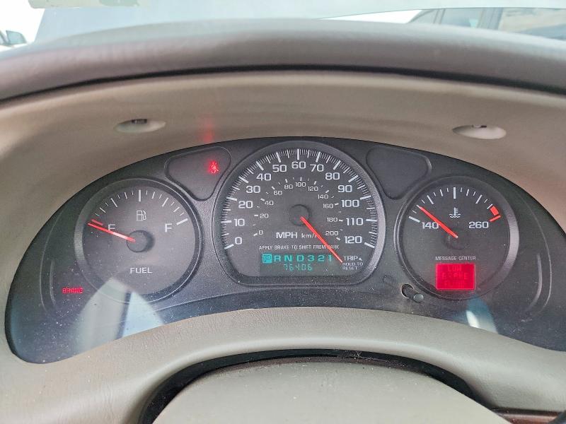 2004 Chevrolet Impala VIN 2G1WF52E049290257 COPART salvage auction — SIDE, Il - Cert Of Title-Rebuilt, sold $300 on 2026-07-02 (photo 9)