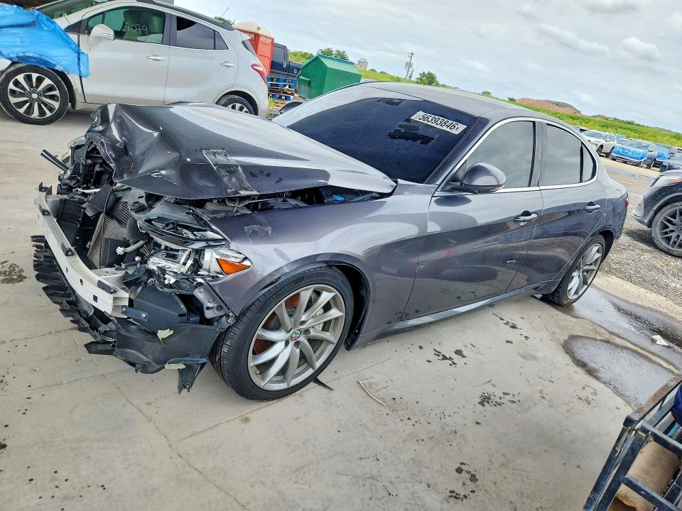 2019 Alfa romeo Giulia VIN ZARFAMANXK7599319 COPART salvage auction — FRONT END, Fl - Certificate Of Destruction, sold $2,950 on 2026-07-30 (photo 1)