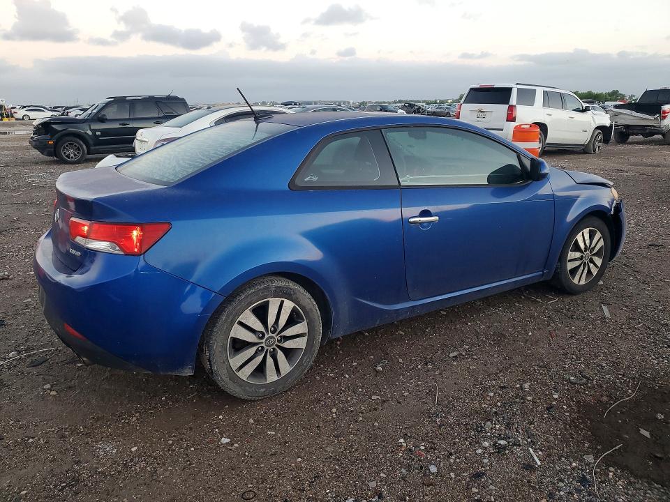 2013 Kia Forte VIN KNAFU6A24D5670660 COPART salvage auction — FRONT END, Tx - Salvage Vehicle Title, sold $875 on 2026-07-09 (photo 3)