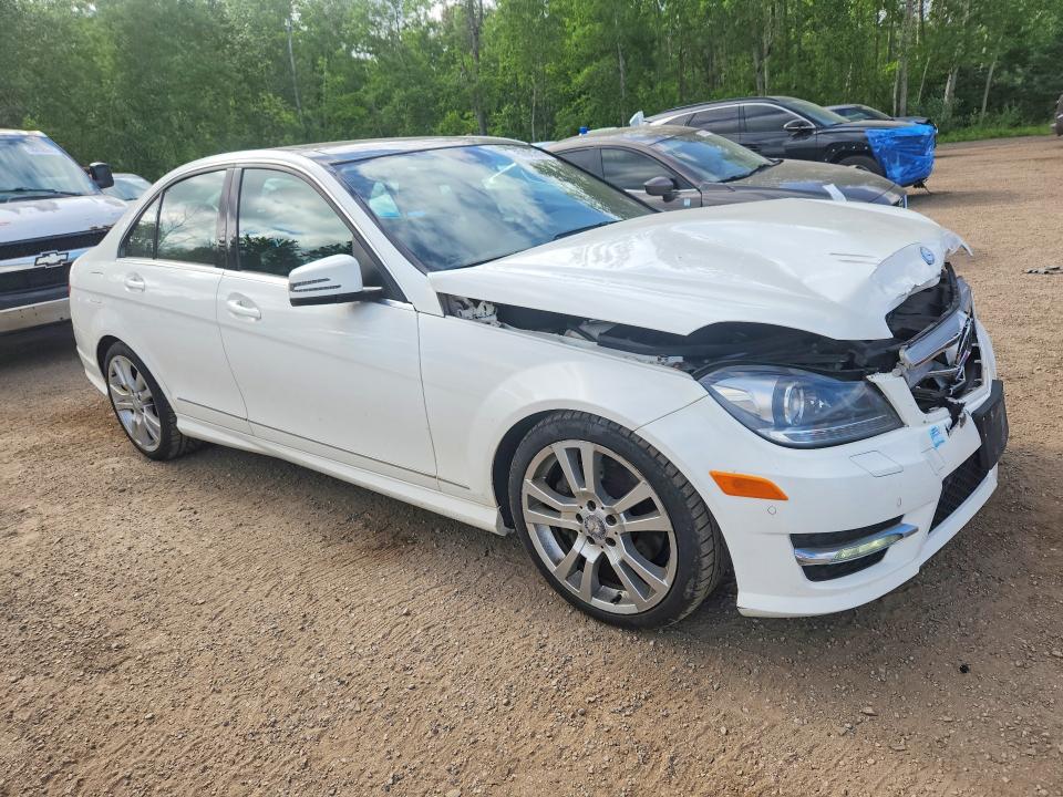 2013 Mercedes-benz VIN WDDGF8JB8DA790133 COPART salvage auction — FRONT END, On - Permit No Brand - Unfit, sold $1,700 on 2026-07-02 (photo 4)