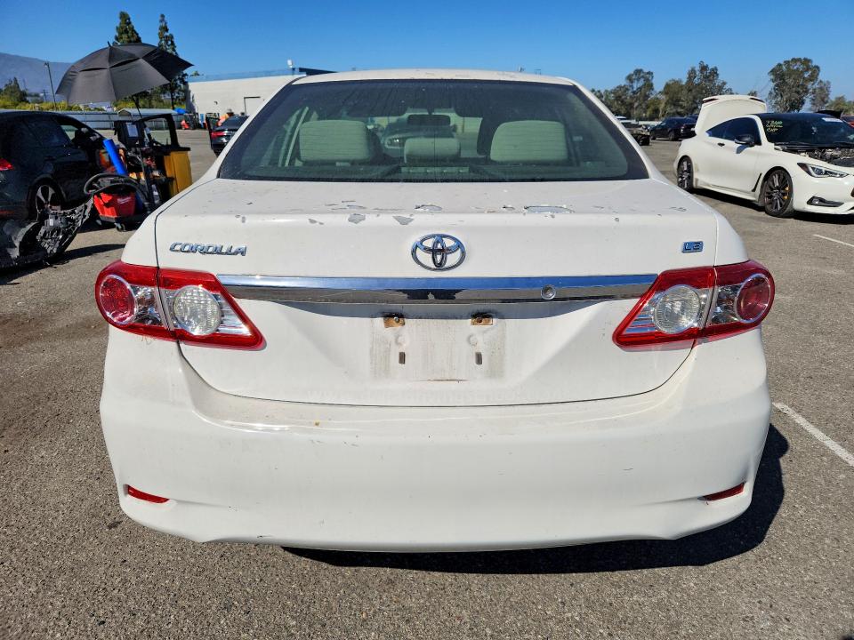 2013 Toyota Corolla VIN JTDBU4EE4DJ118576 COPART salvage auction — MINOR DENT/SCRATCHES, Ca - Salvage Certificate, sold $1,400 on 2026-07-13 (photo 6)