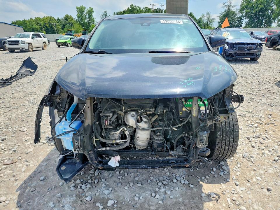 2018 Toyota Highlander VIN 5TDBZRFH5JS845750 COPART salvage auction — FRONT END, Mi - Certificate Of Title, sold $5,300 on 2026-07-09 (photo 5)
