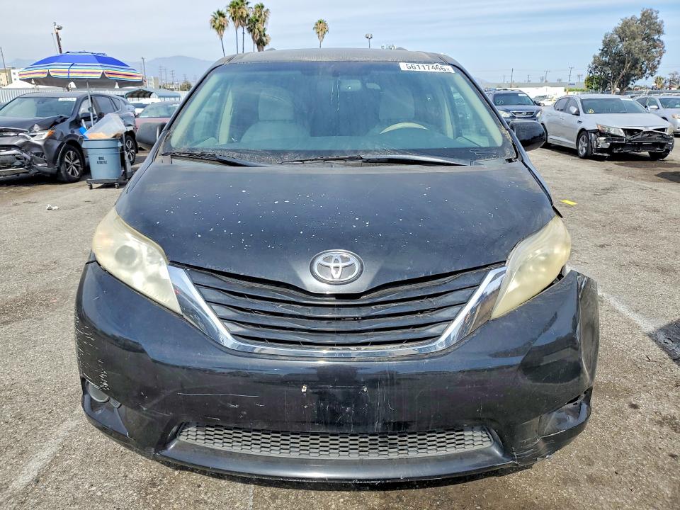 2012 Toyota VIN 5TDKK3DC8CS218200 COPART salvage auction — FRONT END, Ca - Salvage Certificate, sold $1,300 on 2026-07-24 (photo 5)