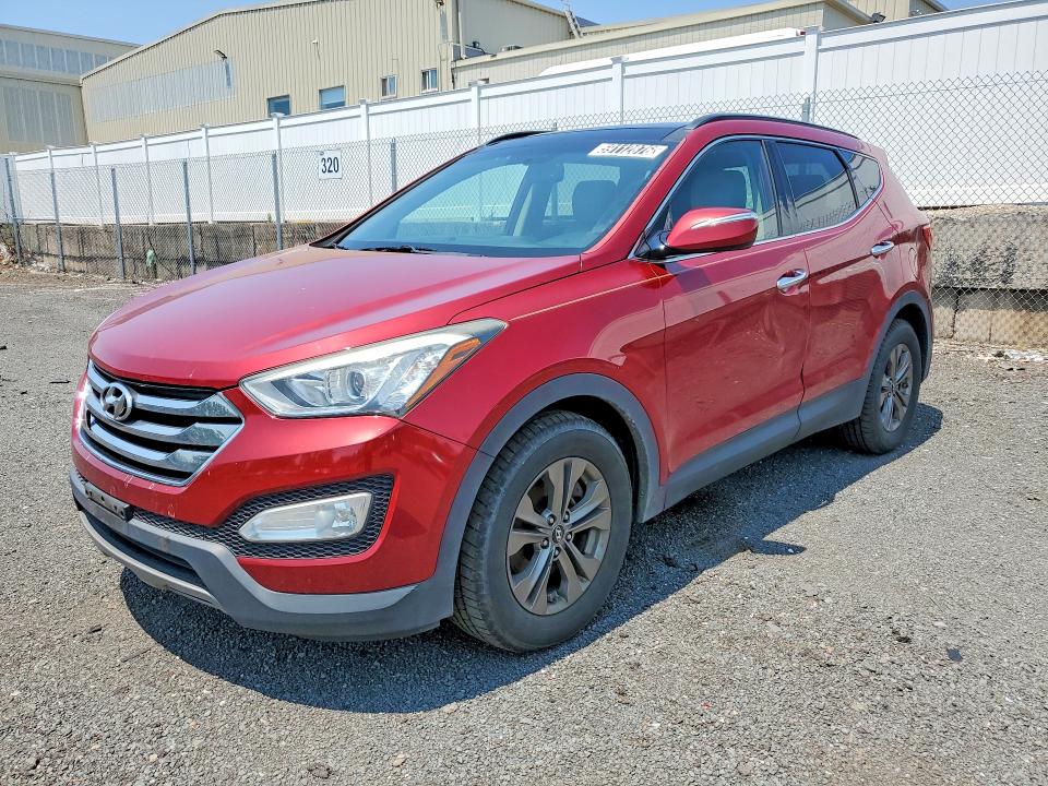 2014 Hyundai Santa fe VIN 5XYZUDLB6EG232474 COPART salvage auction — SIDE, CT - CERTIFICATE OF TITLE, sold $1,850 on 2026-07-16 (photo 1)