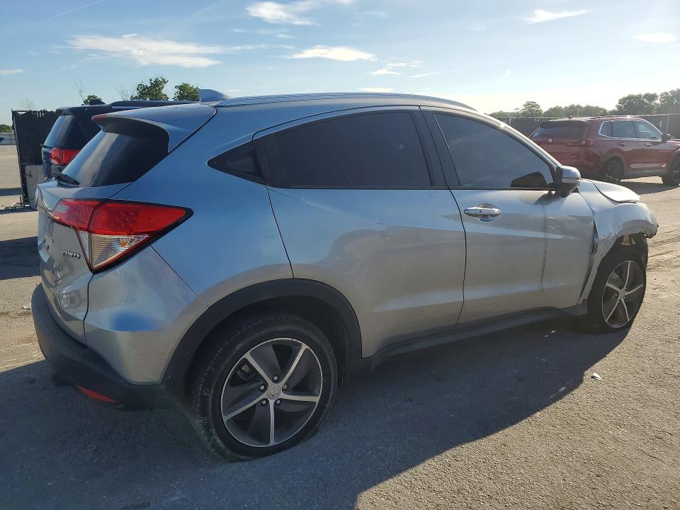 2021 Honda Hr-v VIN 3CZRU6H7XMM716577 COPART salvage auction — FRONT END, Fl - Cert Of Title-Rebuilt, sold $7,700 on 2026-07-28 (photo 3)