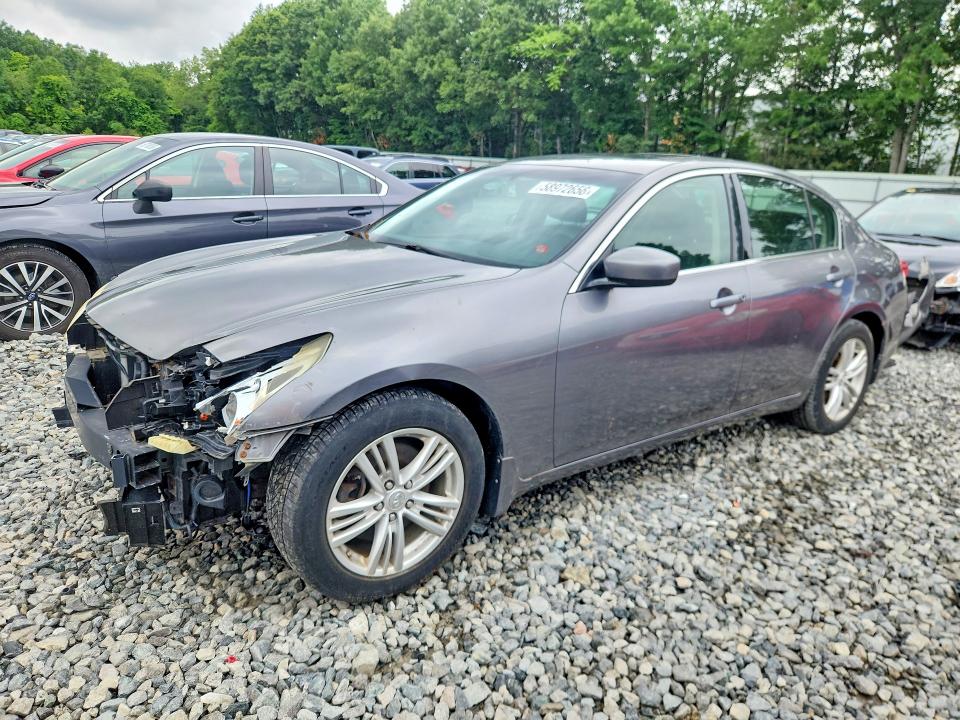2010 Infiniti G37 VIN JN1CV6AR4AM457762 COPART salvage auction — FRONT END, MT - CERTIFICATE OF TITLE, sold $650 on 2026-07-16 (photo 1)
